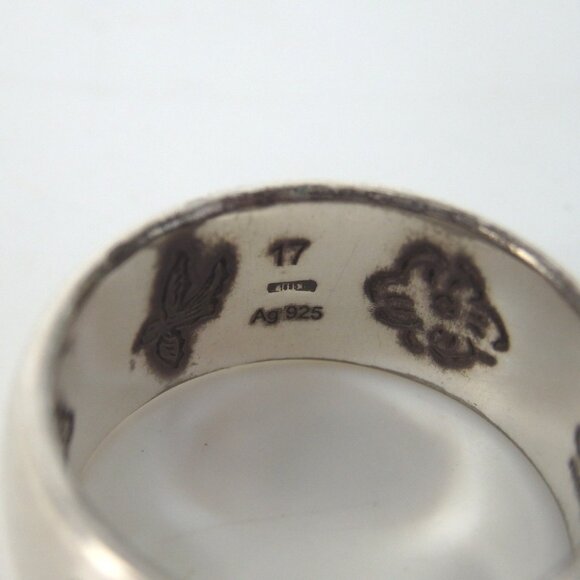 Authentic GUCCI Blind for love ring Silver [Used] - Picture 5 of 7